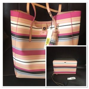 Kate Landry tote and wallet
